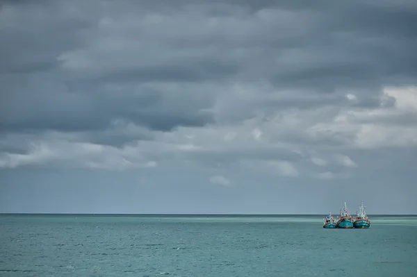 Tres barcos, Tailandia — Foto de Stock