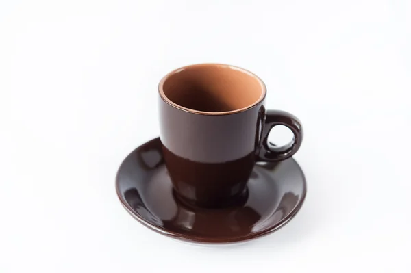 Brown cup of coffee — Stock Photo, Image