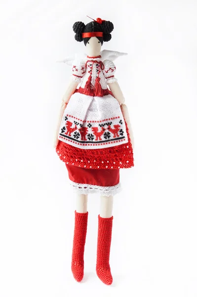 Knitted doll — Stock Photo, Image