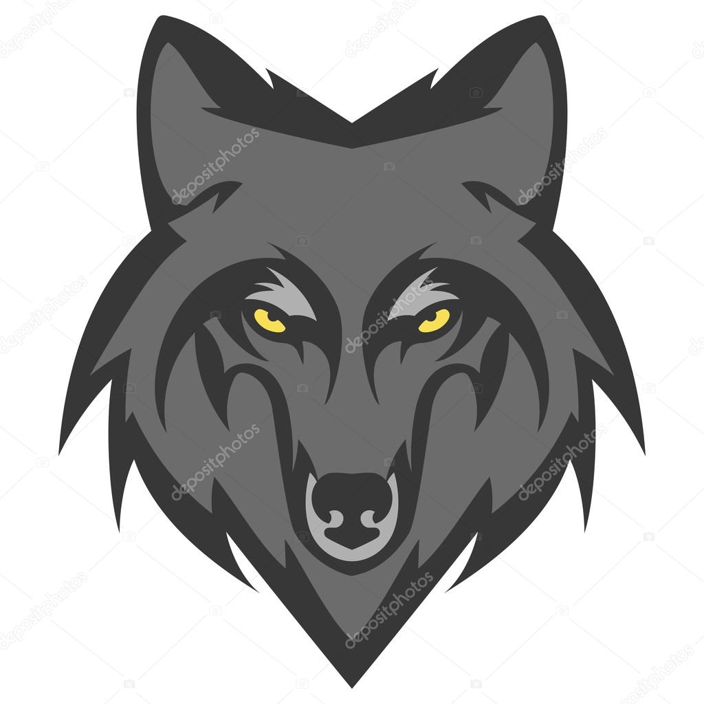 Wolf Head Logo Mascot Emblem