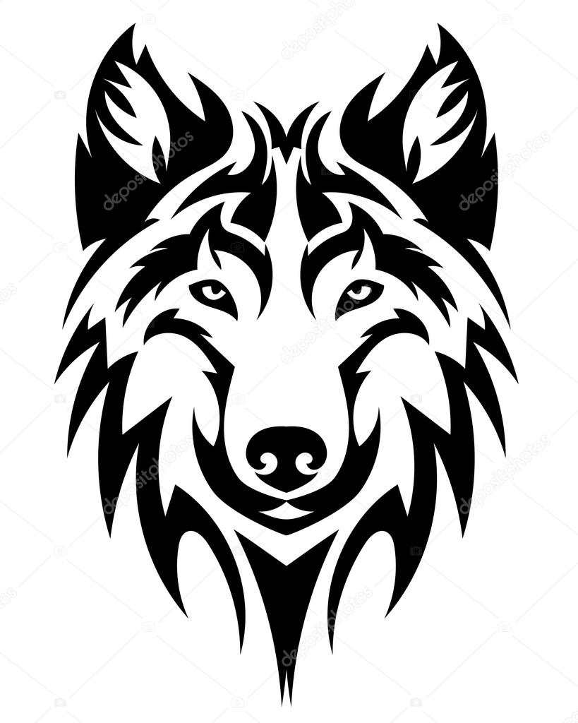 10 180 Wolf Face Vector Images Free Royalty Free Wolf Face Vectors Depositphotos