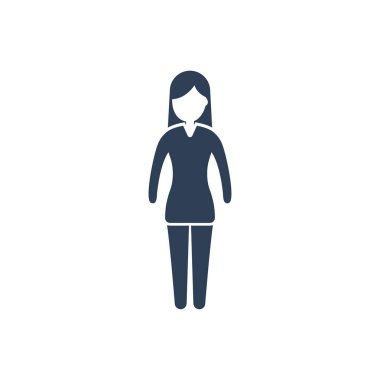 Kadın Simgesinin Basit İllüstrasyonu