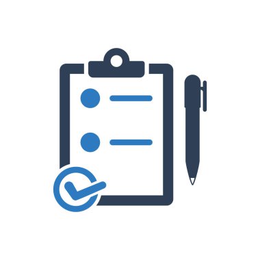 Denetim Listesi Simgesinin Basit İllüstrasyonu