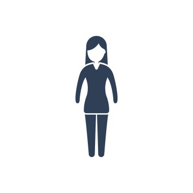 Kadın Simgesinin Basit İllüstrasyonu