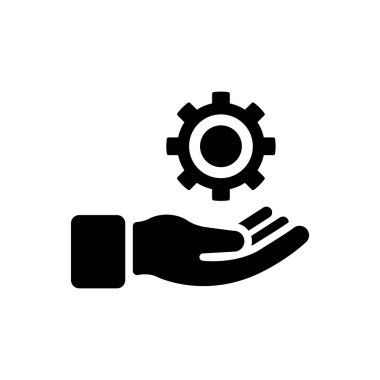 Çekici ve Güzel veya Sadık Tasarlanmış Teknik Servis Simgesi