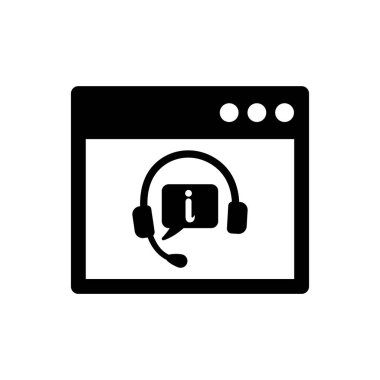 Çekici ve Güzel ya da Sadık Tasarlanmış Çevrimiçi Destek Simgesi