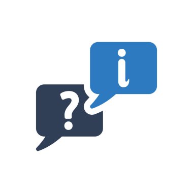 Sohbet Baloncukları Simgesinin Basit Çizimi