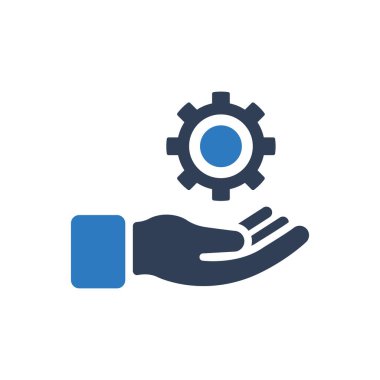 Teknik Servis Simgesinin Basit İllüstrasyonu