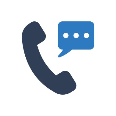 İş İletişim Simgesinin Basit İllüstrasyonu