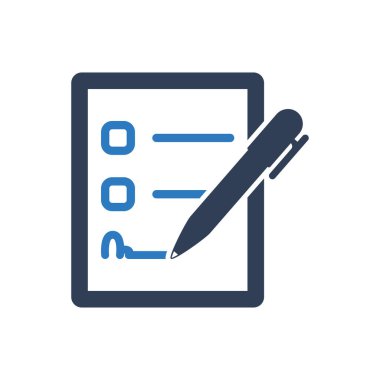 Denetim Listesi Simgesinin Basit İllüstrasyonu