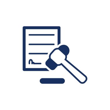 Sigorta Kanunu Simgesinin Basit İllüstrasyonu