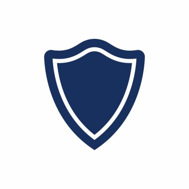 Koruma Kalkanı Simgesinin Basit İllüstrasyonu