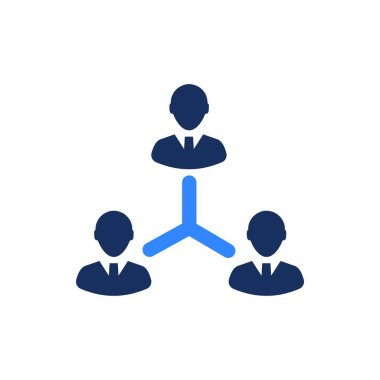 Çekici ve Güzel ya da Sadık Tasarlanmış İş Hiyerarşisi Simgesi