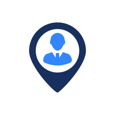 Çekici ve Güzel ya da Sadık Tasarlanmış İşadamı Konumu Simgesi