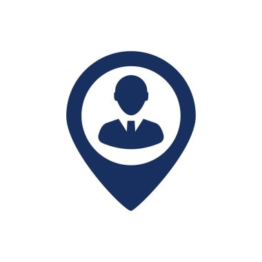 Çekici ve Güzel ya da Sadık Tasarlanmış İşadamı Konumu Simgesi