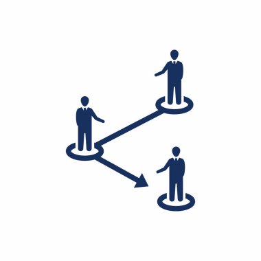 Çekici ve Güzel ya da Sadık Tasarlanmış İş Bağlantısı Simgesi