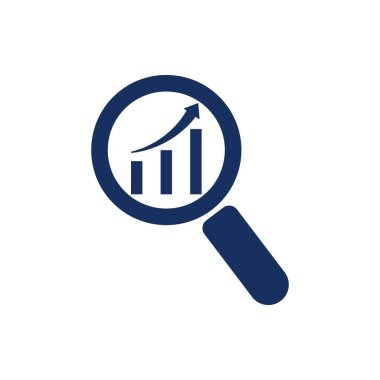 Çekici ve Güzel veya Sadık Tasarlanmış İş Analizi Simgesi