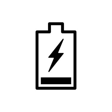 Şarj edilmiş pil simgesi herhangi bir tasarım projesi için mükemmeldir