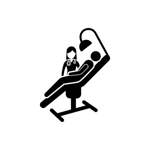 Ağız Cerrahisi Simgesinin Basit İllüstrasyonu