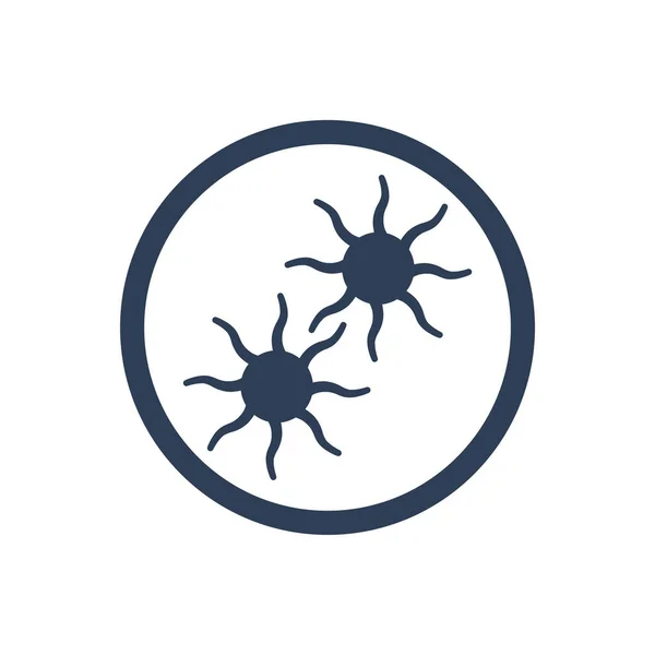 Bakteri Simgesinin Basit İllüstrasyonu