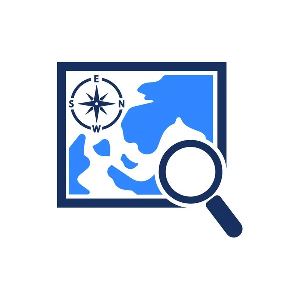 Harita Arama Simgesinin Basit ResmiComment