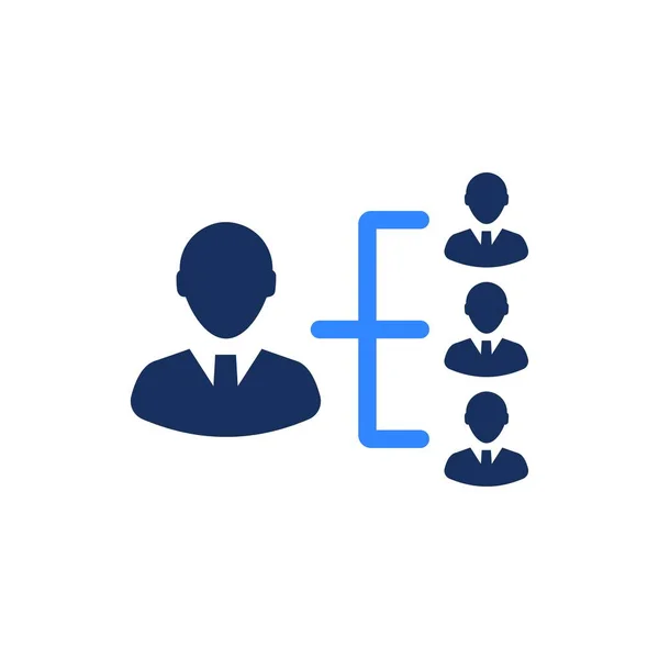 Çekici ve Güzel ya da Sadık Tasarlanmış İş Hiyerarşisi Simgesi