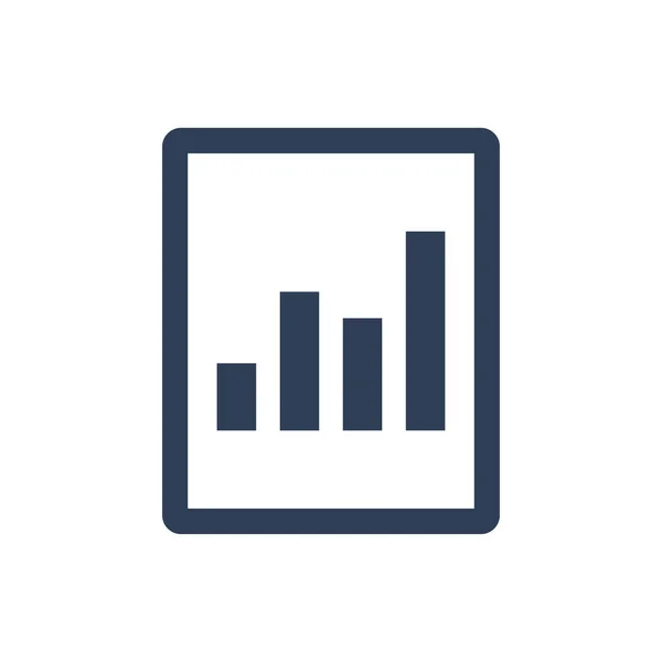 İş Raporu Simgesinin Basit İllüstrasyonu
