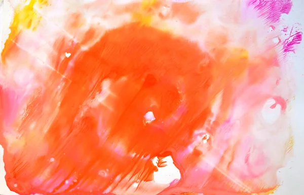 Parlak turuncu soyut suluboya arkaplan