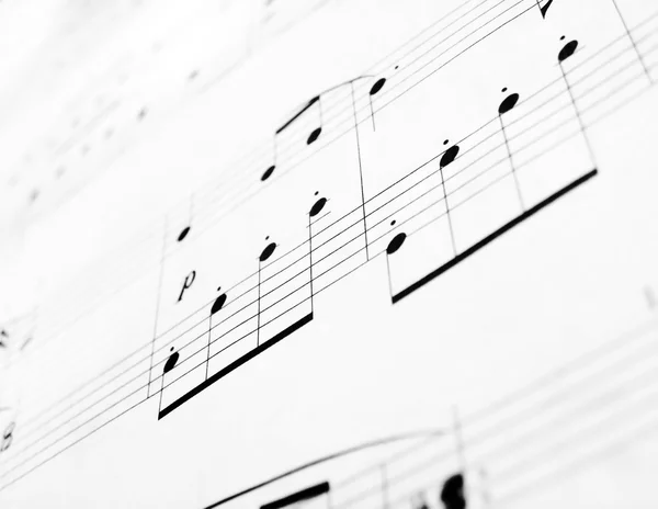 Note musicali — Foto Stock