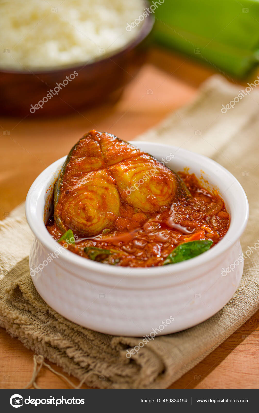 Seer Fish Curry Traditionelles Indisches Fischcurry Kerala Special ...