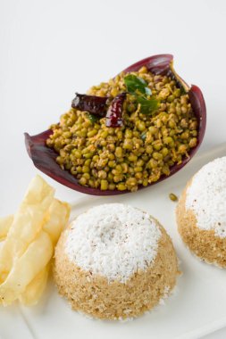 Kerala kahvaltısı, buğday lapası, buğday unuyla yapılan Güney Hindistan 'ın ana kahvaltı malzemesidir..