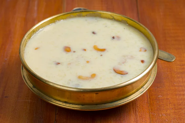 Indische Süßspeise Reis Palada Payasam Oder Kheer Oder Keer Indische — Stockfoto