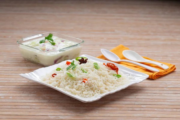 Warzywa Pulav Lub Pulao Wykonane Ryżu Basmathi Warzyw Przypraw Indyjskich — Zdjęcie stockowe