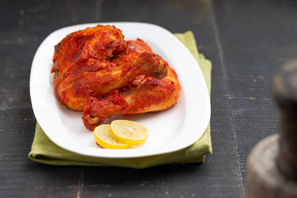 Fried Chicken Leg Drum Stick Fry Spicy Indian Chicken Fry — Stock Photo, Image