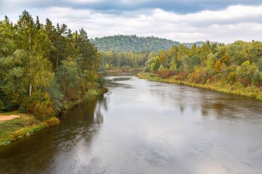 Gauja Nehri Sonbaharda, Letonya