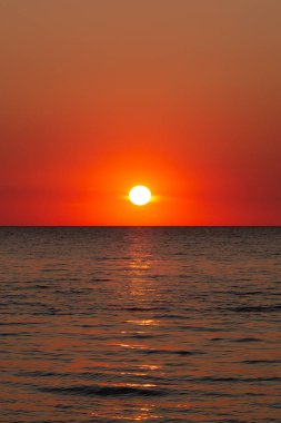 sunset over the Baltic Sea, Latvia