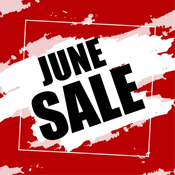 kırmızı arka planda Haziran 'da poster satışı