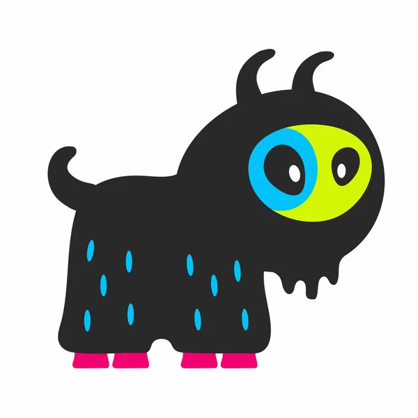 Funny, cute sheep. Flat cartoon character design. EPS-10.