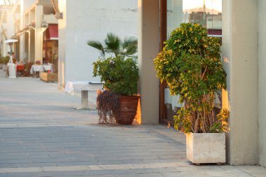 Sothern şehir güneşli kaldırım