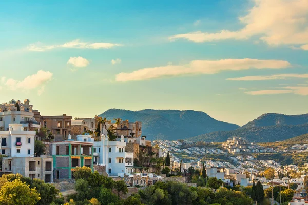 Şehirde yaz Bodrum turistik yer