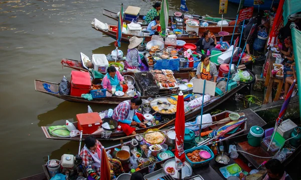 Plovoucí trh Bangkok — Stock fotografie