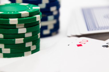 poker oyunları cips yakın çekim