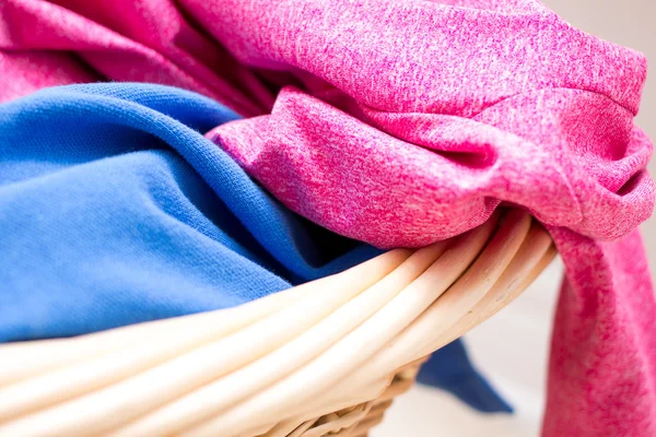 Laundry clothes basket — Stock Photo, Image