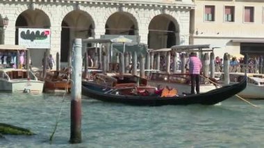 Gondolda nella bellissima Venezia
