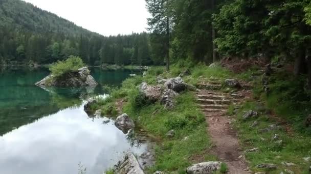 Lago Natura Drone — Stockvideo