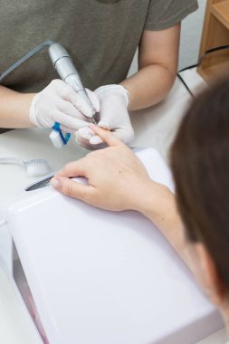 Bakımlı eller. Hijyenik manikür..