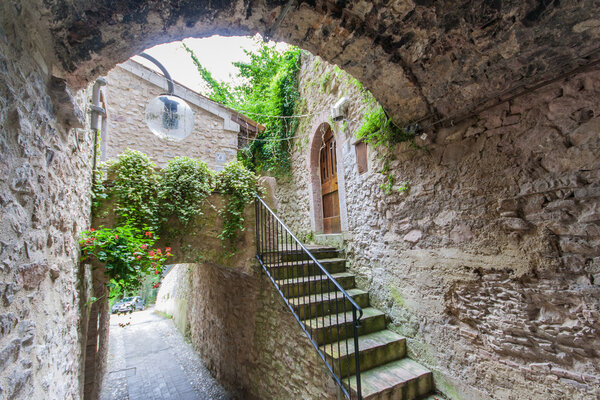 Scheggino, medieval town in Italy