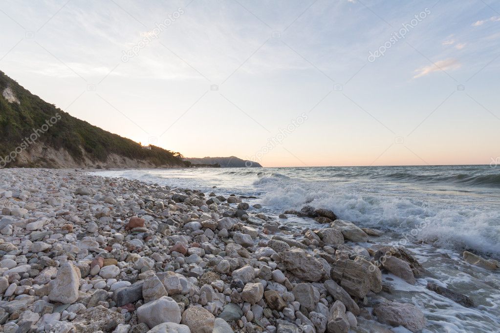 Portonovo beach, Ancona, Italy