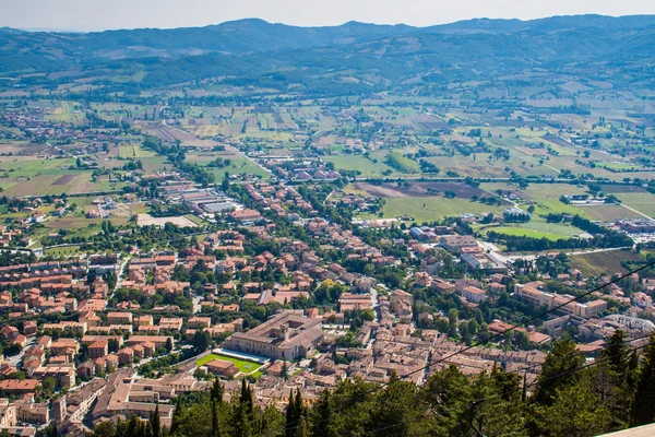 Gubbio yüksek gelen — Stok fotoğraf