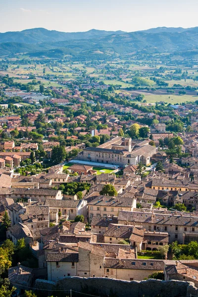 Gubbio yukarıdan — Stok fotoğraf